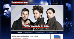 Desktop Screenshot of 30secondstomarstourdates.com